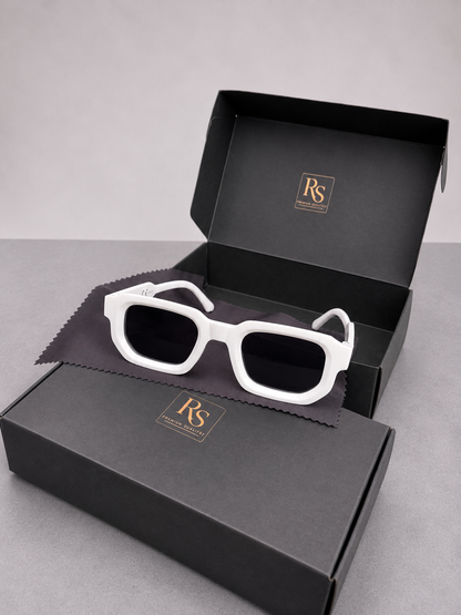 RS Vintage Rechteck-Sonnenbrille – UV400 | Premium Unisex