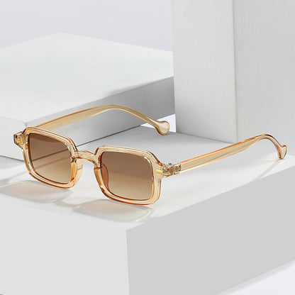 Modische Vintage Sonnenbrille mit eckigem Design
