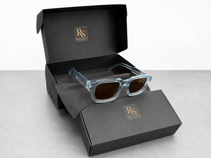 RS Premium Sonnenbrille – Eckiges Designer-Modell | UV400 Schutz | Unisex