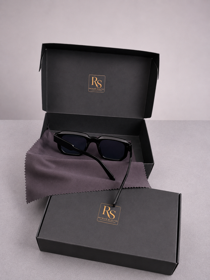 RS Premium Sonnenbrille – Eckiges Designer-Modell | UV400 Schutz | Unisex