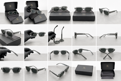 RS Premium Sonnenbrille – Eckiges Designer-Modell | UV400 Schutz | Unisex