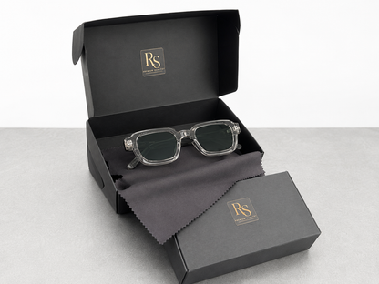 RS Premium Sonnenbrille – Eckiges Designer-Modell | UV400 Schutz | Unisex