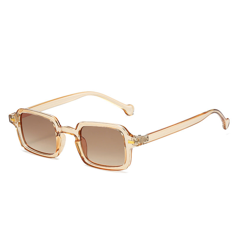 Modische Vintage Sonnenbrille mit eckigem Design
