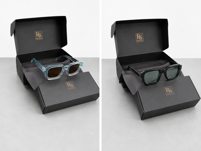 RS Premium Sonnenbrille – Eckiges Designer-Modell | UV400 Schutz | Unisex