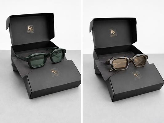 RS Premium Sonnenbrille – Eckiges Designer-Modell | UV400 Schutz | Unisex