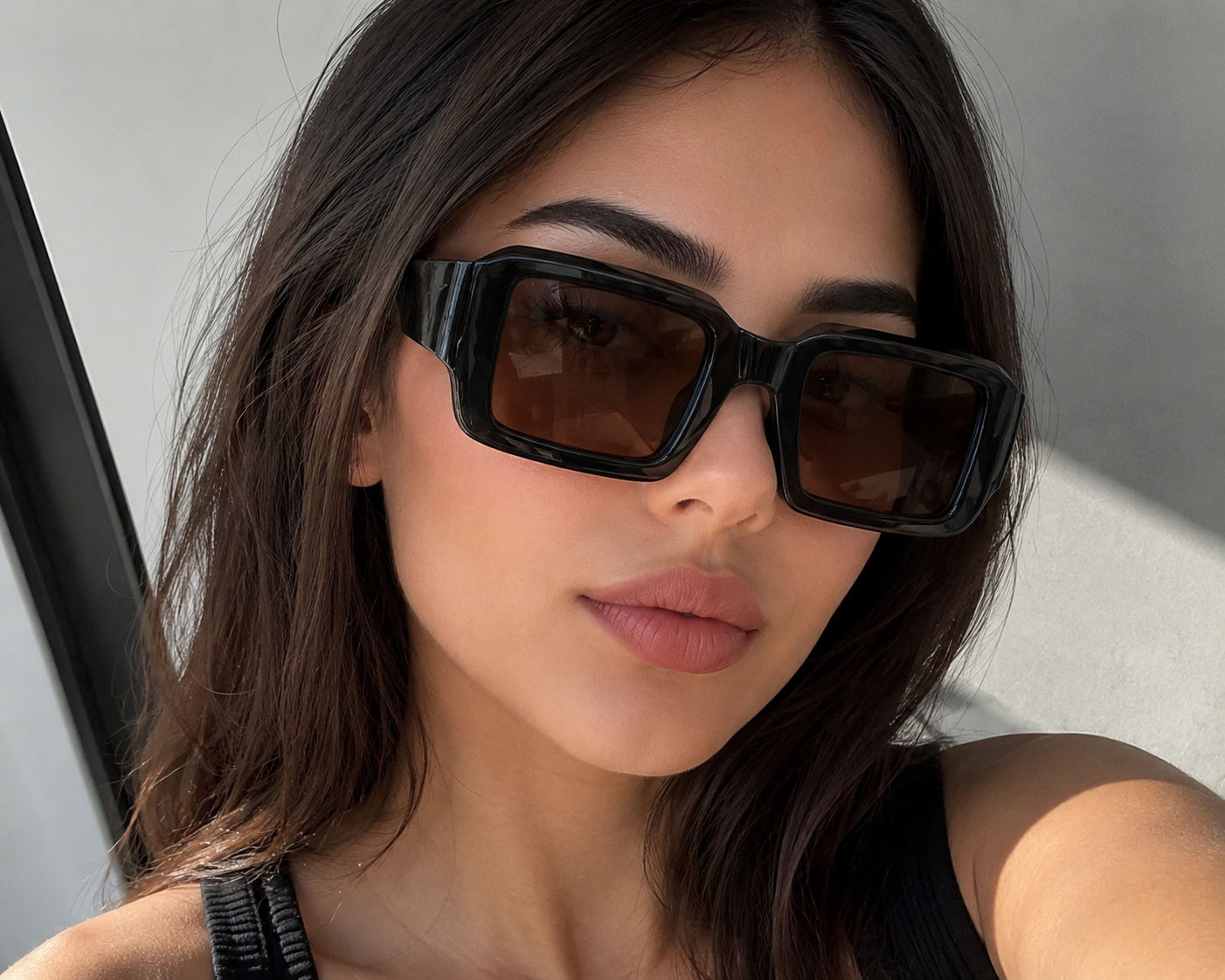 RS Vintage Rechteck-Sonnenbrille – UV400